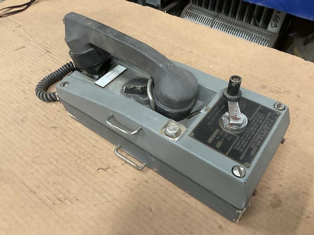 Telos apz-61 st vintage marine telephone - afbeelding 3 van  5