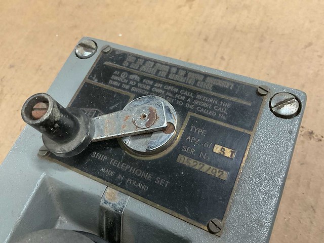 Telos apz-61 st vintage marine telephone - afbeelding 2 van  5