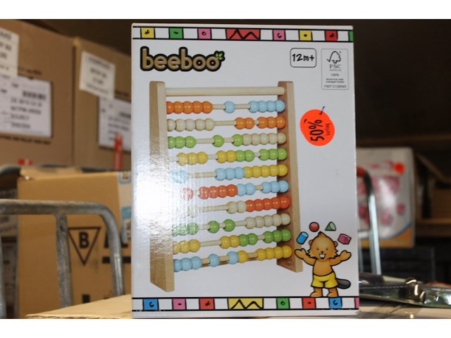 Telraam hout beboo 1x in krat f - afbeelding 1 van  3