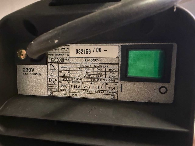 Telwin - technica 140 - elektrode lasapparaat - afbeelding 3 van  3