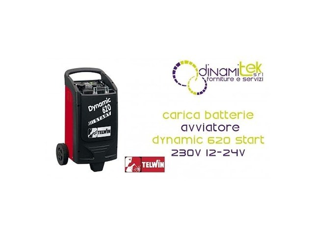 Telwin acculader dynamic 620 start 1224v voor auto's, bussen, vrachtwagens - afbeelding 2 van  5