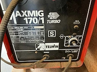 Telwin max mig 170/1 lasapparaat op verrijdbare kar - afbeelding 4 van  5