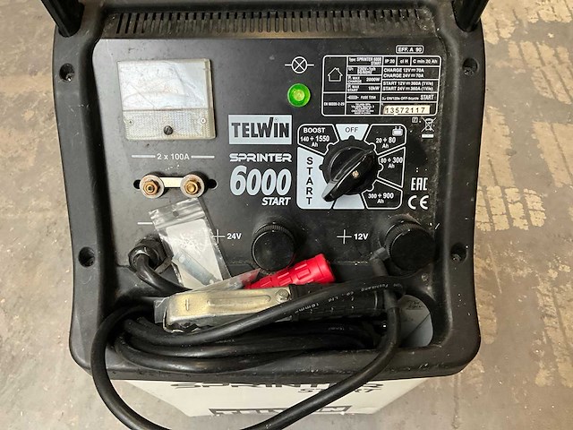 Telwin sprinter 6000 start acculader - afbeelding 3 van  5