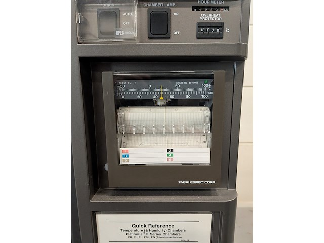 Temperatuur en vochtigheidskamer, tabai espec, accretech, pl-4kp, 1998 - afbeelding 8 van  29