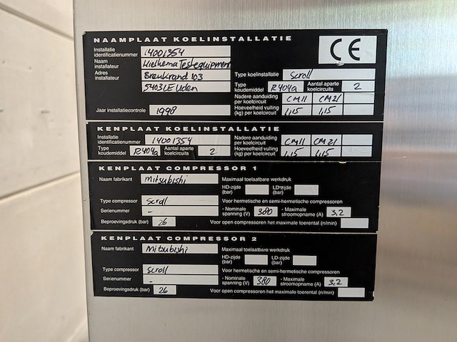 Temperatuur en vochtigheidskamer, tabai espec, accretech, pl-4kp, 1998 - afbeelding 15 van  29