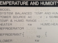 Temperatuur en vochtigheidskamer, tabai espec, accretech, pl-4kp, 1998 - afbeelding 20 van  29