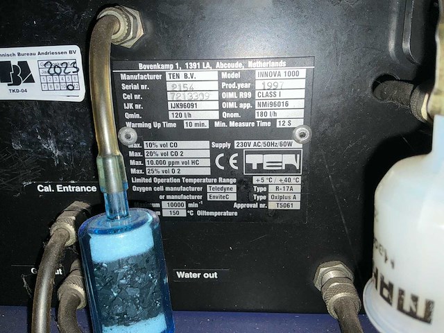 Ten innova 1000 vier gas- en roetmeter - afbeelding 11 van  11