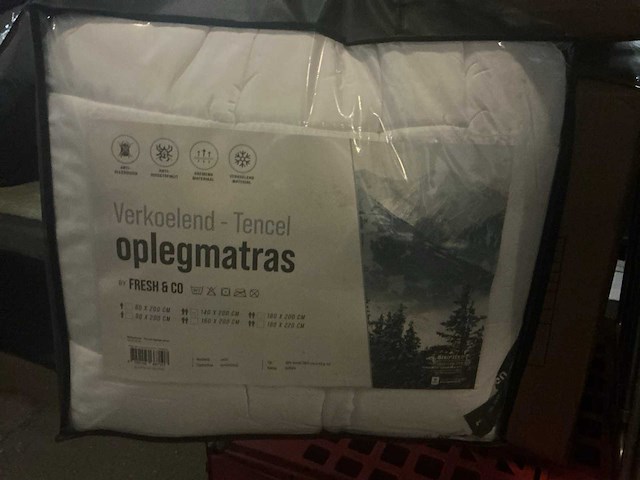 Tencel 140x200cm opblegmatras (10x) - afbeelding 1 van  3