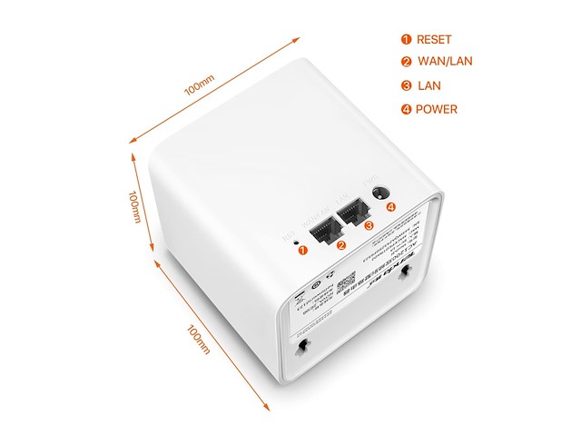 Tenda nova mw3 mesh multiroom wifi systeem (3pack) - afbeelding 1 van  4