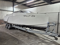 Tender met evinrude h200hlaha buitenboordmotor en tthdub 3500 easyroller boottrailer , salut, 29 - afbeelding 1 van  54