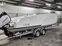 Tender met evinrude h200hlaha buitenboordmotor en tthdub 3500 easyroller boottrailer , salut, 29 - afbeelding 2 van  54