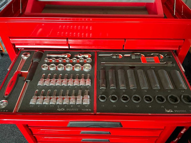 Tengtools gereedschapswagen - afbeelding 2 van  8