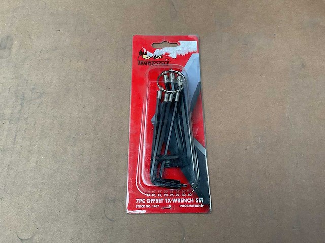Tengtools hex key set - afbeelding 4 van  5
