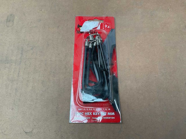 Tengtools hex key set - afbeelding 5 van  5