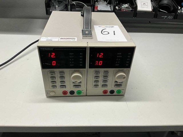 Tenma 72-10495 digital control 0-30volt gestabiliseerde voeding - afbeelding 2 van  8
