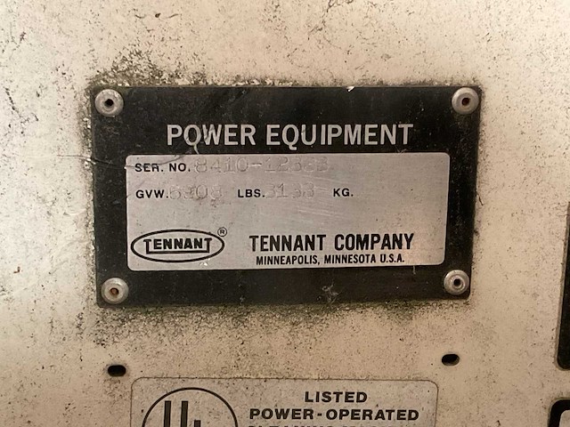 Tennant 8410 zelfrijdende veegmachine - afbeelding 4 van  12