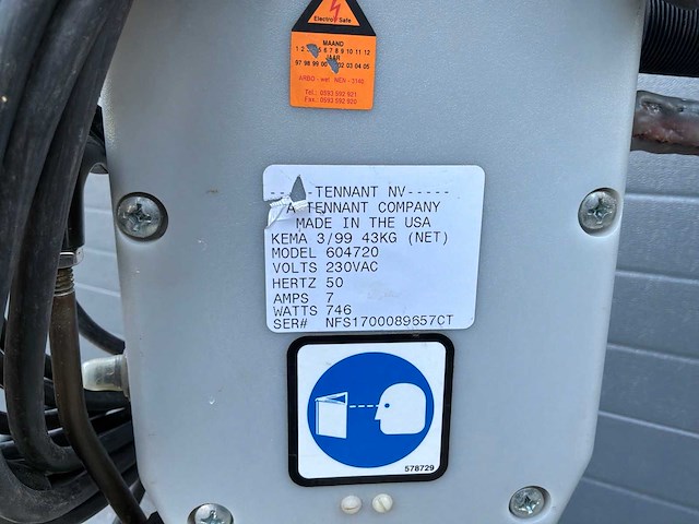 Tennant speedshine 175f schrobmachine 230v - afbeelding 6 van  6