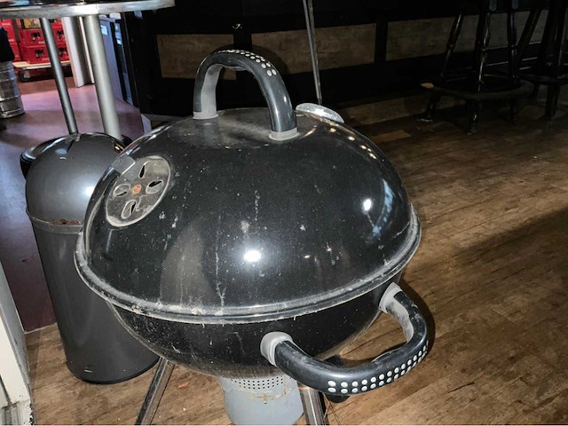 Tenneker mobiele houtskool bbq ennafvalbak - afbeelding 3 van  8