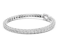 Tennis armband met 5.37ct diamant - afbeelding 2 van  6