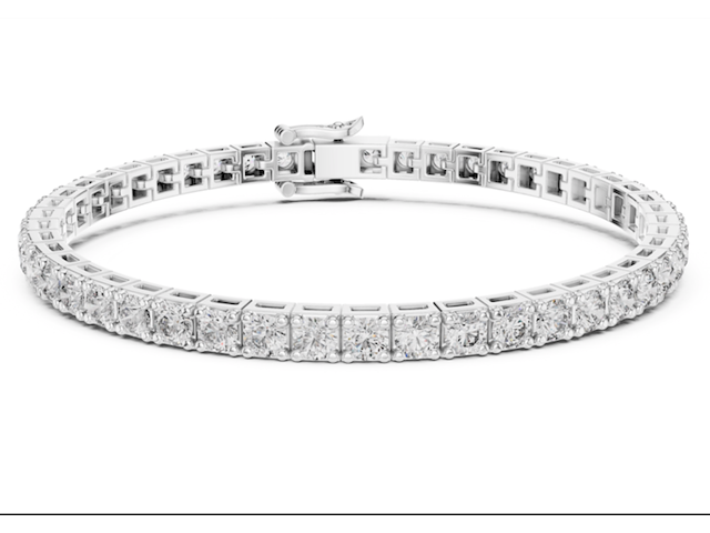 Tennis armband met 5.37ct diamant - afbeelding 3 van  6