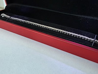 Tennis armband met natuurlijke diamanten, 2024 - afbeelding 2 van  12
