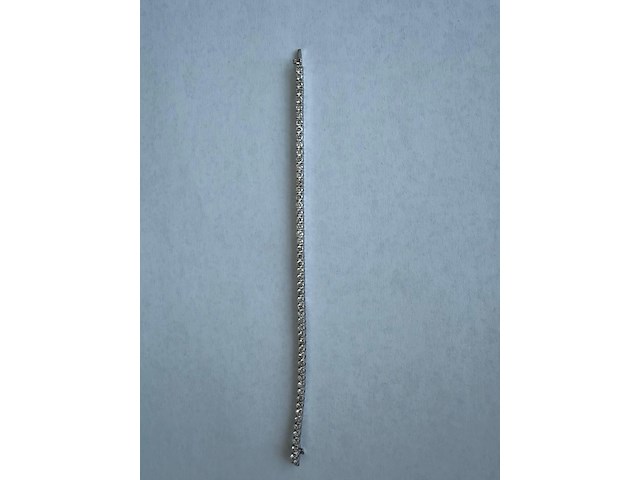 Tennis armband met natuurlijke diamanten, 2024 - afbeelding 3 van  12