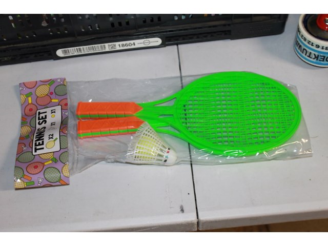 Tennis set groen 1 x in ds m - afbeelding 3 van  3