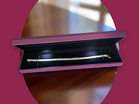 Tennisarmband aus 585 weißgold mit 11.31 ct. natürlichen diamanten, 16.12.2024 - afbeelding 3 van  8