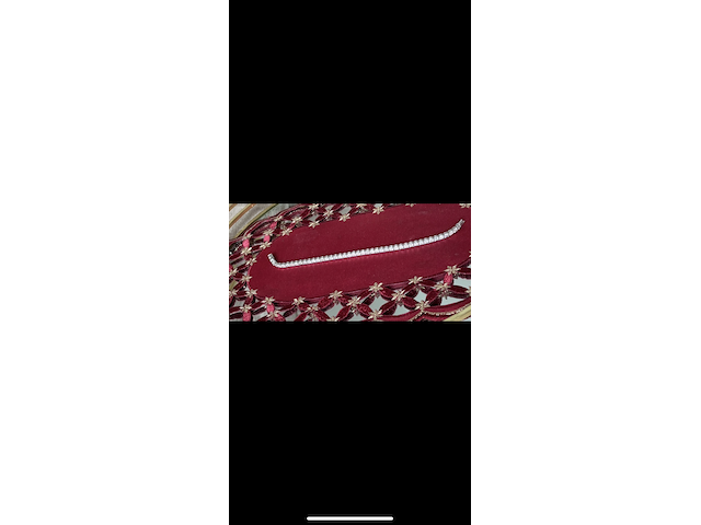 Tennisarmband aus 585 weißgold mit 11.31 ct. natürlichen diamanten, 16.12.2024 - afbeelding 4 van  8
