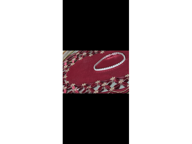 Tennisarmband aus 585 weißgold mit 11.31 ct. natürlichen diamanten, 16.12.2024 - afbeelding 5 van  8