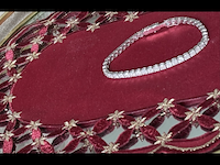 Tennisarmband aus 585 weißgold mit 11.31 ct. natürlichen diamanten, 16.12.2024 - afbeelding 5 van  8