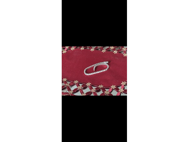 Tennisarmband aus 585 weißgold mit 11.31 ct. natürlichen diamanten, 16.12.2024 - afbeelding 6 van  8