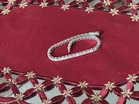 Tennisarmband aus 585 weißgold mit 11.31 ct. natürlichen diamanten, 16.12.2024 - afbeelding 6 van  8
