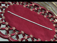 Tennisarmband aus 585 weißgold mit 11.31 ct. natürlichen diamanten, 16.12.2024 - afbeelding 7 van  8