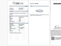 Tennisarmband aus 585 weißgold mit 11.31 ct. natürlichen diamanten, 16.12.2024 - afbeelding 8 van  8