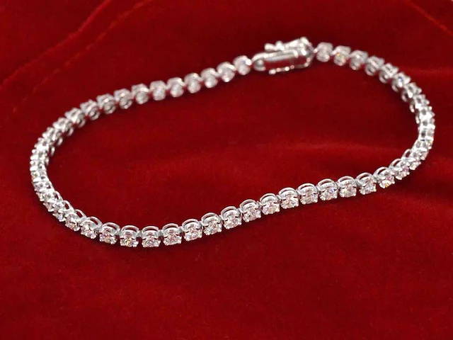 Tennisarmband diamant 3.00 ct - afbeelding 1 van  9