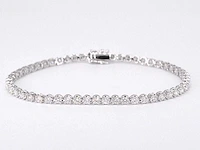 Tennisarmband diamant 3.00 ct - afbeelding 2 van  9