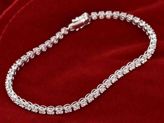Tennisarmband diamant 3.00 ct - afbeelding 8 van  9