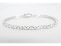 Tennisarmband met 1.30 carat diamanten - afbeelding 1 van  7