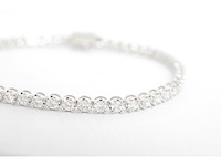 Tennisarmband met 1.30 carat diamanten - afbeelding 3 van  7