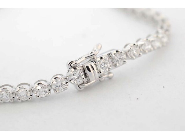 Tennisarmband met 1.30 carat diamanten - afbeelding 4 van  7