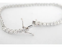 Tennisarmband met 1.30 carat diamanten - afbeelding 5 van  7