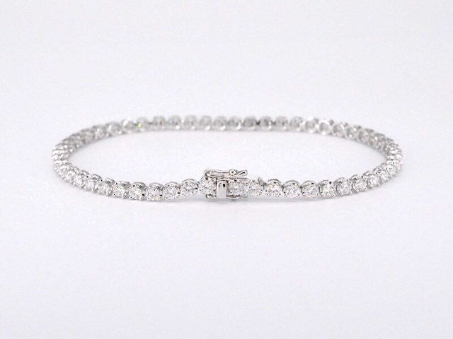 Tennisarmband met 3.00 carat diamanten - afbeelding 5 van  10