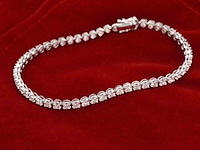 Tennisarmband met 3.00 carat diamanten - afbeelding 1 van  8