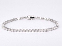 Tennisarmband met 3.00 carat diamanten - afbeelding 2 van  8