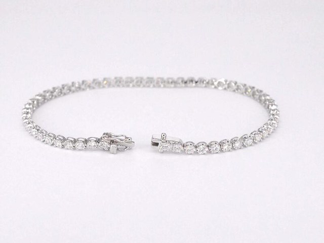 Tennisarmband met 3.00 carat diamanten - afbeelding 3 van  8