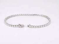 Tennisarmband met 3.00 carat diamanten - afbeelding 3 van  8