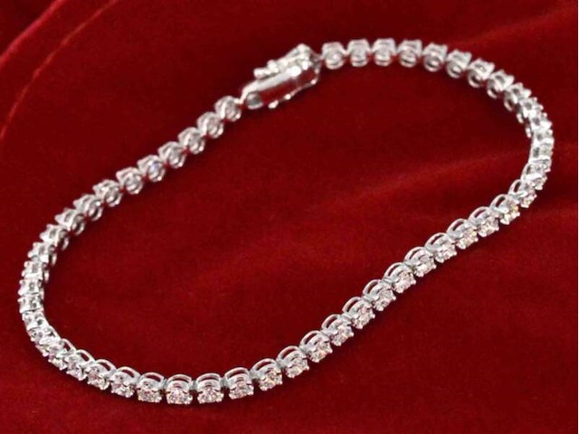 Tennisarmband met 3.00 carat diamanten - afbeelding 6 van  8