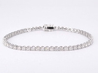 Tennisarmband met 3.00 carat diamanten - afbeelding 2 van  8