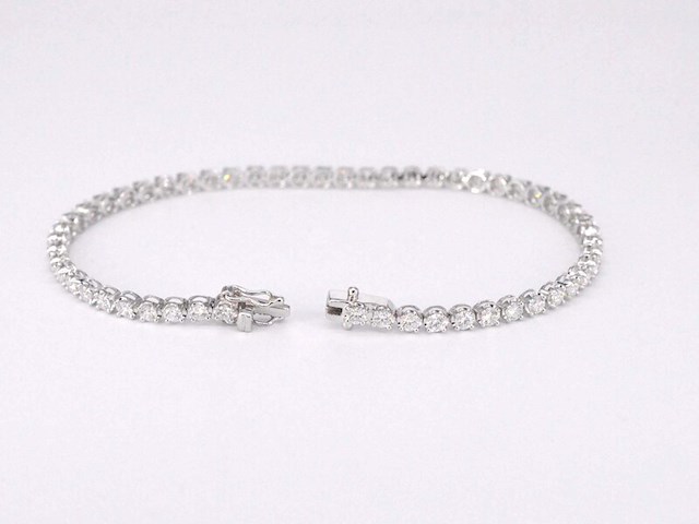 Tennisarmband met 3.00 carat diamanten - afbeelding 5 van  8